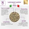 Animal Print REAL Leather Fabric: Genuine Leather Sheets for Earrings Leopard Print Soft Lambskin Leather(Iced Coffee, 18x24In/ 45x60cm) view 3