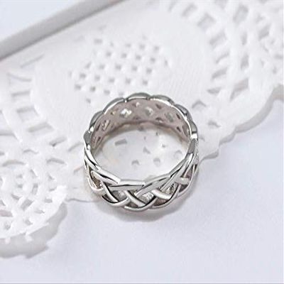 Bansriracha Twisted Design 925 Silver Women Wedding Ring Engagement Promise Ring Men Classic Anniversary Fine Jewelry (5)