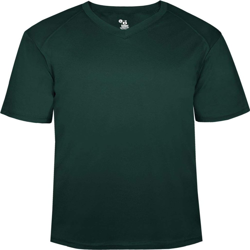 B-Core V-neck Tee Forest Green Large