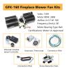 Hongso Pre-Wired GFK-160 GFK-160A BM-1288 Fireplace Blower Fan Kit for Heat N Glo 6000CLX, Quadra Fire 7100, Heatilator, GTI, Fasco, Hearth and Home, Royal, Jakel, Nordica, Regency Wood Stove Insert view 3