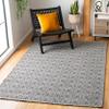 SAFAVIEH Area Rug 8x10 - Augustine Collection - Large - Black & Light Grey, Geometric Design, Easy Cleaning, Ideal for Living Room, Bedroom, Office, Dining Space (AGT402H) view 1