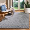 SAFAVIEH Area Rug 8x10 - Augustine Collection - Large - Black & Light Grey, Geometric Design, Easy Cleaning, Ideal for Living Room, Bedroom, Office, Dining Space (AGT411H) view 1