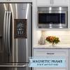 TenXVI Designs 11"x17" Freestanding or Hanging Vertical and Horizontal Magnetic Chalkboard Sign for Kitchen Countertop, Tabletops, Weddings, Home Decor - Rustic Brown view 3