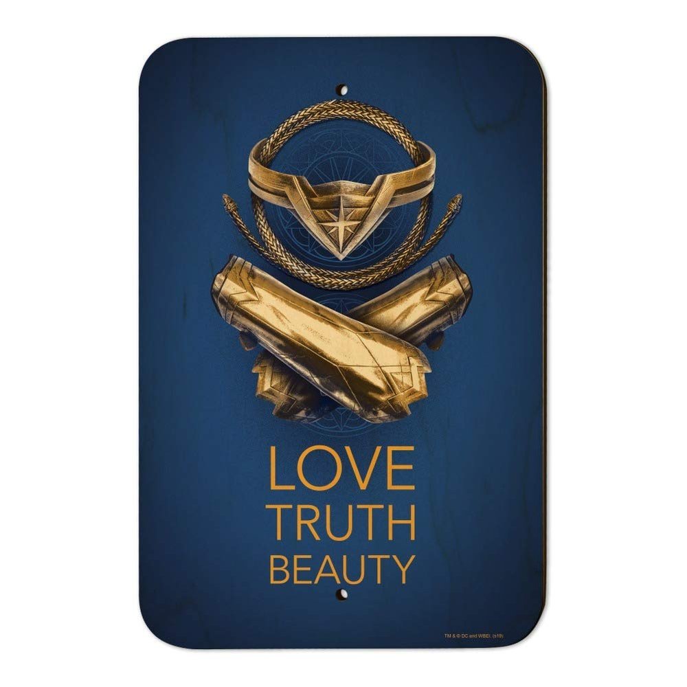 GRAPHICS & MORE Wonder Woman Movie Love, Truth, Beauty Home Business Office Sign