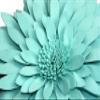 3D Daisy Flower Decorative Pillow - Sunflower Throw 14.5 x 13 Inch Round Decor - Home Decorations for Couch & Bed - Flower-Shaped (Case + Insert, Solid Mint) view 2
