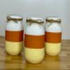 Candy Corn Mason Jars/Candy Corn Decor/Fall Mason Jars view 2