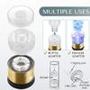 LevelUpWay 2025 Hydrogen Water Bottle Generator New Technology Glass with SPE PEM Ionic Membrane High Borosilicate Glass 13 Ounce (Gold) Premium Hydration Solution view 4