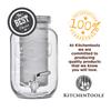 2-Gallon Cold Brew Coffee Maker  Commercial Size Extra Large Glass Dispenser with Metal Spigot, Reusable Metal Filter & Airtight Lid  Big Batch Brewing by KitchenToolz view 4