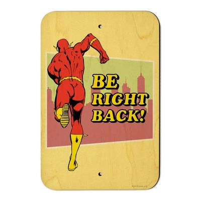 GRAPHICS & MORE The Flash Be Right Back Home Business Office Sign