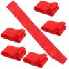 lasenersm 6 Pieces Blank Satin Sashes Wedding Sash Plain Sashes Bridal Belts Party Decorations Sash Classic Ribbon Sash for DIY Wedding Hen Party, Red view 1