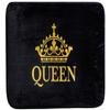 African American Expressions Non-Slip Memory Foam Bath Mat - 17 x 29 Inch, Black and Gold Queen Crown view 1