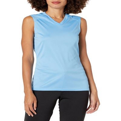B-Core Ladies' Sleeveless Tee Columbia Blue Small