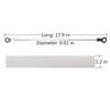 Sealing Machine Accessories Repair Kit Heat Elements PTFE Cloth Covers, 5 Pcs heating element and 5 Pcs PTFE Cloth Suitable for 16" (Diameter 0.02in) view 2