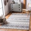 SAFAVIEH Area Rug 8x10 - Augustine Collection - Large - Anthracite & Cream, Rustic Boho Design, Easy Cleaning, Ideal for Living Room, Bedroom, Office, Dining Space (AGT445G) view 1