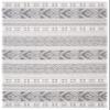 SAFAVIEH Area Rug 8x10 - Augustine Collection - Large - Anthracite & Cream, Rustic Boho Design, Easy Cleaning, Ideal for Living Room, Bedroom, Office, Dining Space (AGT445G) view 3