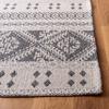 SAFAVIEH Area Rug 8x10 - Augustine Collection - Large - Anthracite & Cream, Rustic Boho Design, Easy Cleaning, Ideal for Living Room, Bedroom, Office, Dining Space (AGT445G) view 4