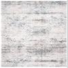 SAFAVIEH Amalfi Collection Accent Rug - 4' x 6', Cream & Navy, Modern Abstract Distressed Design, Non-Shedding & Easy Care, Ideal for High Traffic Areas in Entryway, Living Room, Bedroom (AMF552B) view 2