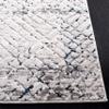 SAFAVIEH Amalfi Collection Accent Rug - 4' x 6', Cream & Navy, Modern Abstract Distressed Design, Non-Shedding & Easy Care, Ideal for High Traffic Areas in Entryway, Living Room, Bedroom (AMF552B) view 3
