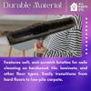 1.25" Vacuum Floor Brush Attachment 10 Wide Soft Bristles with Two Adapters for 1.375" & 1.5" Compatibility Fits many Shop Vac, Shark, Hoover, Eureka, Dirt Devil, Miele, Oreck, and More view 4