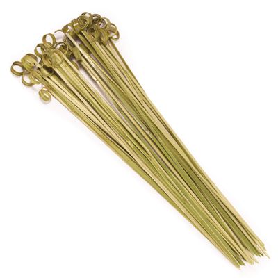 BambooMN Loop Ring Card Holder Gardening Flower and Lawn Sticks - 17" (43cm) - 100 Pieces