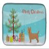 Caroline's Treasures CK3444DDM Airedale Terrier Christmas Tree Dish Drying Mat Absorbent Dish Drying Mat Pad for Kitchen Counter Dish Drainer Mat for Countertop, 14 x 21", Multicolor view 1