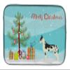 Caroline's Treasures CK3542DDM Great Dane Christmas Tree Dish Drying Mat Absorbent Dish Drying Mat Pad for Kitchen Counter Dish Drainer Mat for Countertop, 14 x 21", Multicolor view 1