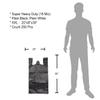JS Super Jumbo Plastic Shopping Bags (20x8x36-16mic) Extra Large Super Heavy Lot 250 (White) view 2