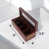 Creation India Craft Wooden Spice Box, Masala Container, Condiments Storage Case for Kitchen, Multipurpose Decorative Box - Indian Rosewood Crafted view 3