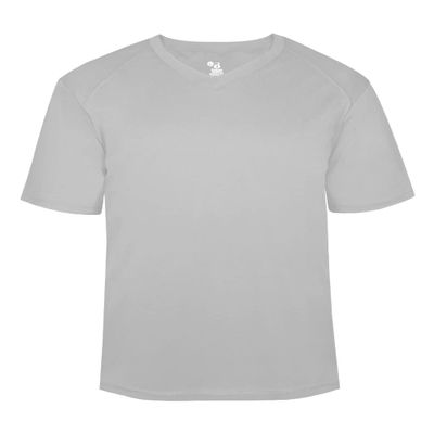 B-Core V-neck Tee Silver X-Large