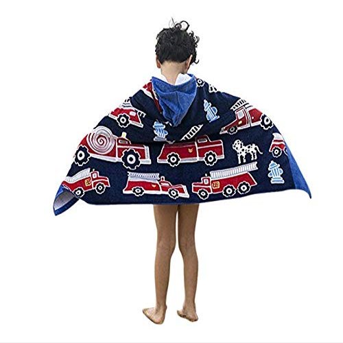 ZTBF Kids Hooded Bath Beach Towel for Children Boys Girls with Cute Cartoon Animal for Swimming and Beach Holiday