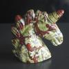 2'' Hand Carved Mixed Gemstone llanite Amazonite Fluorite Crystal Dragon Blood Jasper Unicorn Crystal Figurine Carving (Dragon Blood Jasper) view 3