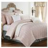 Icegrey Quilted Bedspread Coverlet Set Full Queen Bedding Quilt Champagne Pink 1-Piece Full/Queen 78x90 view 4