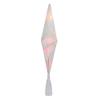 11" White Frosted Bethlehem Star with Gold Scrolling Christmas Tree Topper - Multi Lights view 3