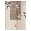MYRU Japanese Noren Doorway Curtain Tapestry (White Flowers,33.5 Inches x 59 Inches) view 1