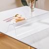 Leffora Frosted Table Cover Protector 30 x 50 Inch, 1.5mm Thick Plastic Desk Protector Mat, Rectangular Waterproof PVC Placemats, Transparent Mat for Desktop, Dining Room Table, Office Writing Desk view 1