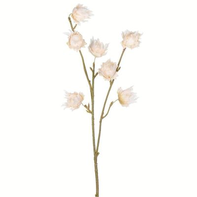 24 Ivory Hibiscus Spray 3/Pk