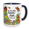 Collections Etc Aunt 11oz Colored Mug view 2