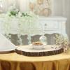 Efavormart Poplar Wood Slabs Rustic Round Slices 18" Dia - Natural Table Centerpieces for Large Events view 2