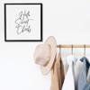 Hello Sweet Cheeks Script Print, Unframed view 2