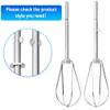 Hand Mixer Turbo Beater for Kitchen Aid W10490648 Replaces KHM2B, KHM5, AP5644233, PS4082859, W10240913 (2 PACK) by AMI PARTS view 3