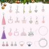 Advent Calendar 2026 Christmas Countdown DIY Cute Cat Charms Bracelet Fashion Christmas with Bracelets Necklace and 22 Unique Charms Jewelry Set for Girls, Teens,Women,Adults view 2