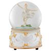 Elanze Designs Gold and White Swan Ballerina 100MM Sturdy Wind Up Musical Glitter Water Snow Globe Tabletop Dresser Nightstand Figurine Decoration Plays Tune Swan Lake view 4