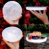 Om Zone Selenite Charging Plate for Cleansing Crystals & Healing Stones, Meditation, Reiki, Protection Crystals, Spiritual Gift (1, 6 Round) view 2