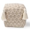 Baxton Studio Ottomans, One Size, Natural/Ivory view 4