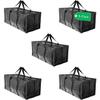 BAG-THAT! 5 Moving Bags Heavy Duty Extra Large Stronger Handles Wrap Storage Totes Zippered Reusable Packing Bags Moving Supplies Storage Boxes Storage totes Moving Boxes Packing Supplies Packing Box view 1