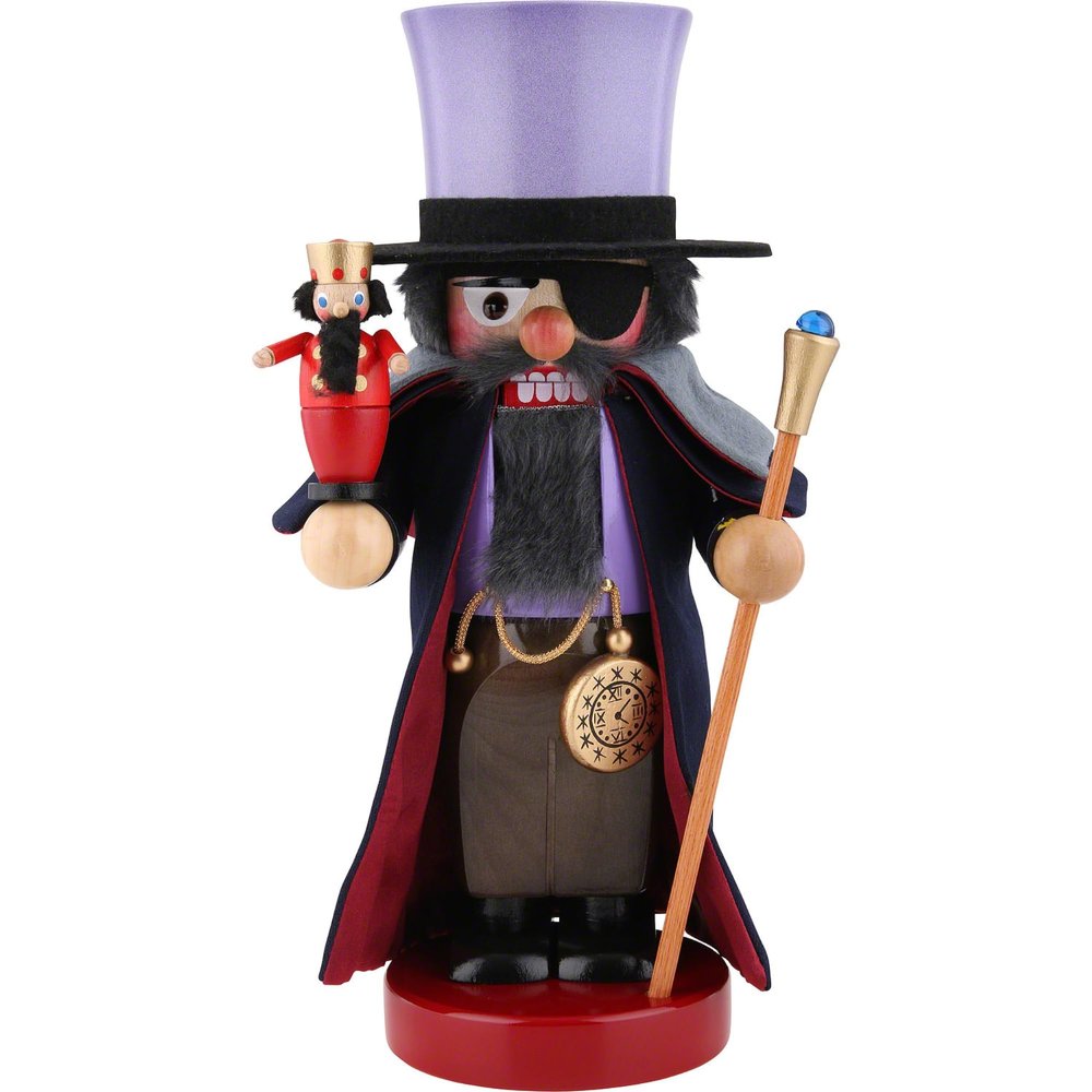 Steinbach Wooden Chubby Nutcracker Collection, Drosselmeyer, Multicolored, 11.5"