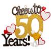 Cheers to 50 Years Personalized Christmas Tree Ornament view 1