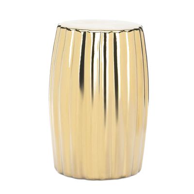 Accent Plus Gold Decorative Stool 12x12x17.75