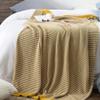51"x71" Cozy Warm Knitted Cotton Blanket Couch Bed Sofa Home Decor Striped Throw Blanket Family Friend view 2