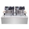 YYAO Deep Fryer Stainless Steel Large Single-Cylinder Electric Fryer with Baskets Filters,Electric Fryer for Turkey,French Fries,Donuts,Oil Consumption 12.7QT/12L (Total Capacity 23.26Qt/22L) view 1
